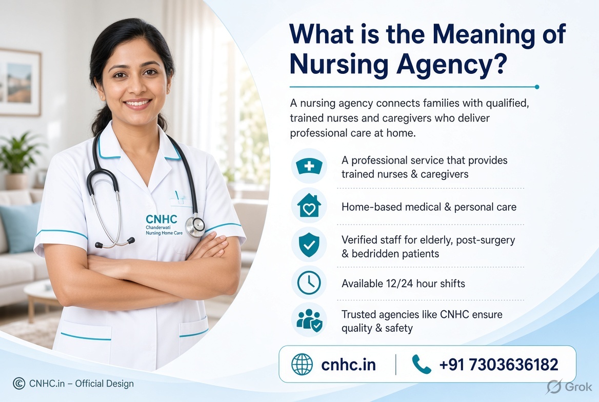What is the meaning of nursing agency?