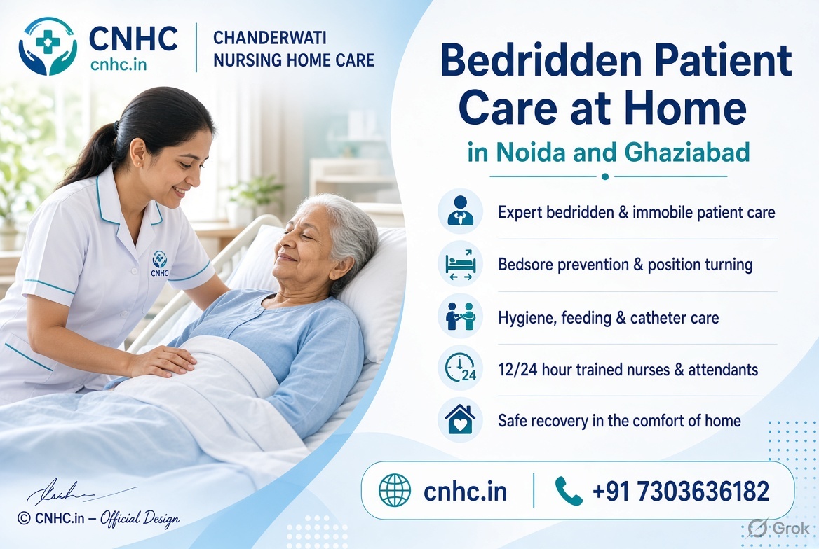 Bedridden Patient Care at Home in Noida and Ghaziabad