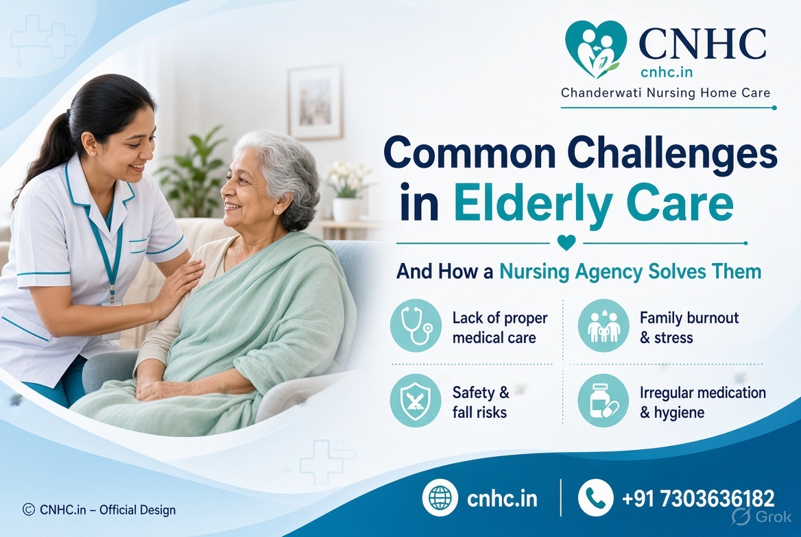 Common Challenges in Elderly Care and How a Nursing Agency Solves Them